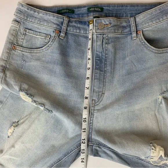 Wild Fable Womens Distressed Highest Rise Skinny Jean Light Wash Size 16 - Picture 9 of 12